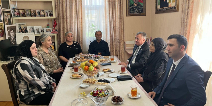 Abşeronda şəhidlərimiz və ailə üzvləri ziyarət olunub